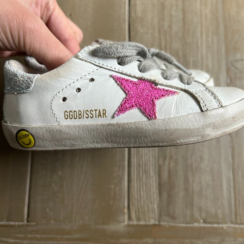 Golden Goose Girls Toddler Sneaker - Size 24 (US 7.5) - Good Condition